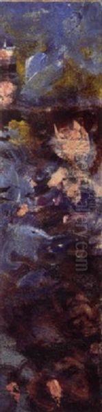 Fragment De Nympheas Oil Painting by Claude Oscar Monet