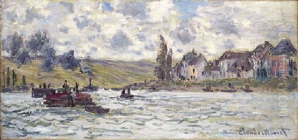 Le Village De Lavacourt Oil Painting by Claude Oscar Monet