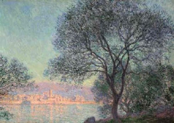 Antibes Vue De La Salis Oil Painting by Claude Oscar Monet