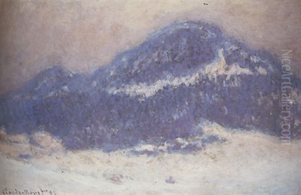Mont Kolsaas, Temps Brumeux Oil Painting by Claude Oscar Monet