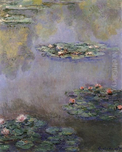 Nympheas Oil Painting by Claude Oscar Monet