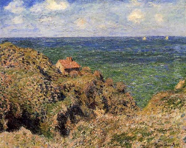 La Gorge De Varengeville Oil Painting by Claude Oscar Monet