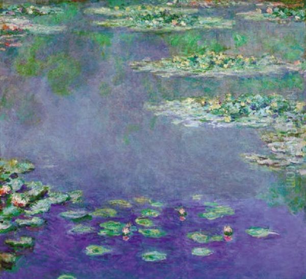 Nympheas Oil Painting by Claude Oscar Monet