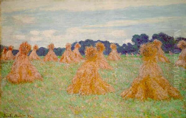 Les Demoiselles De Giverny Oil Painting by Claude Oscar Monet