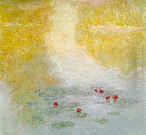 Nympheas Oil Painting by Claude Oscar Monet