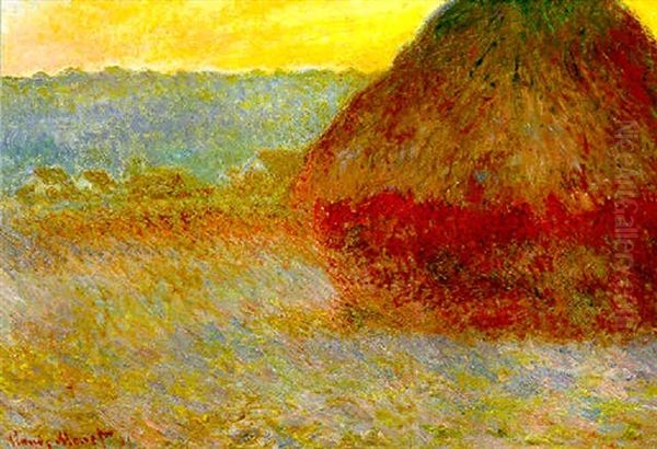Meule Oil Painting by Claude Oscar Monet