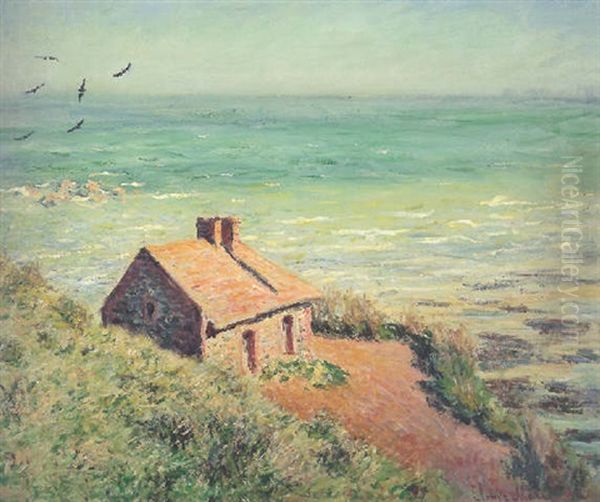 Cabane Des Douaniers, Effet Du Matin Oil Painting by Claude Oscar Monet