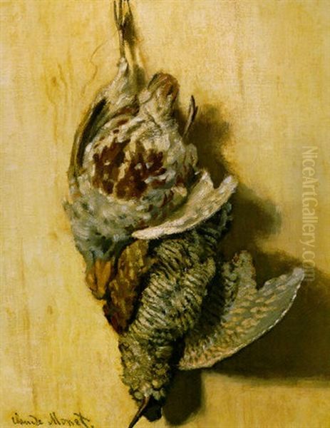 Perdrix Et Becasse Oil Painting by Claude Oscar Monet
