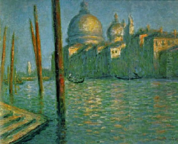 Le Grand Canal Oil Painting by Claude Oscar Monet