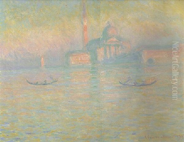 San Giorgio Maggiore, Venise Oil Painting by Claude Oscar Monet