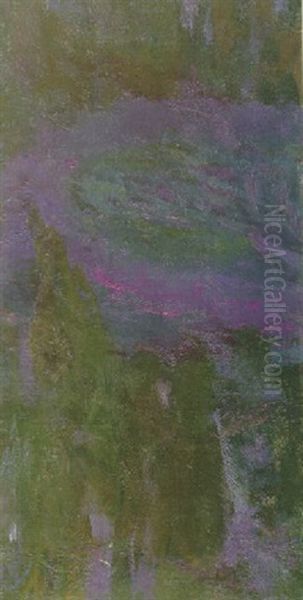 Nympheas, Fragment Oil Painting by Claude Oscar Monet