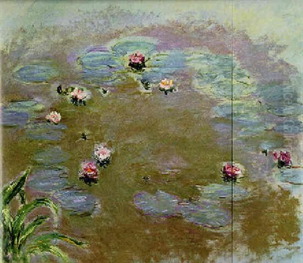 Nympheas Oil Painting by Claude Oscar Monet