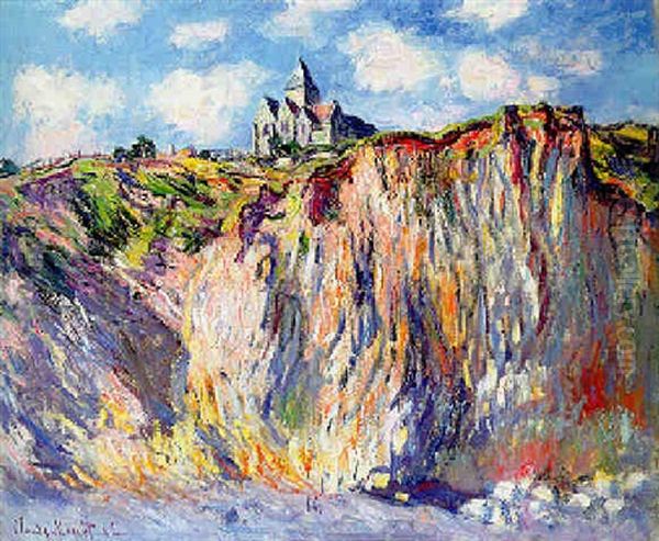 Eglise De Varengeville, Effet Du Matin Oil Painting by Claude Oscar Monet