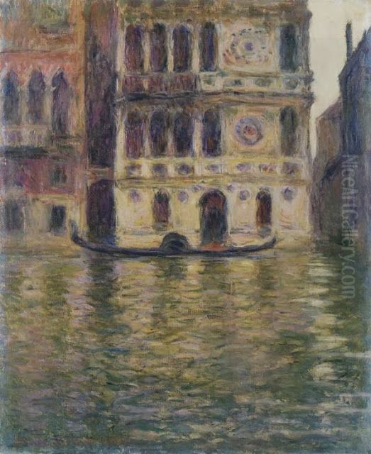 Le Palais Dario Oil Painting by Claude Oscar Monet