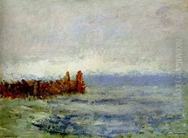 Le Fort D'antibes, Esquisse Oil Painting by Claude Oscar Monet