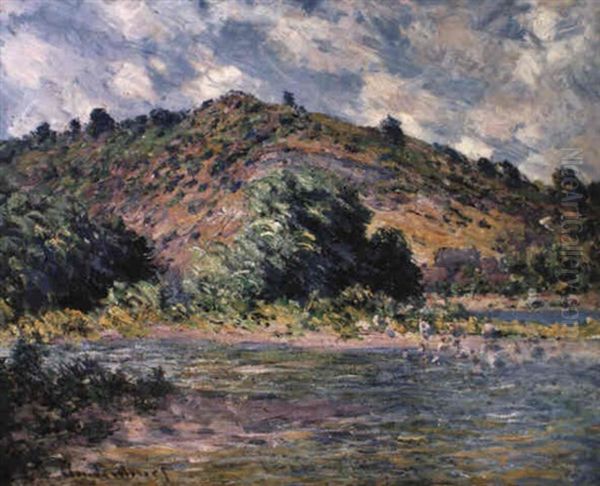 Bord De La Seine A Port-villez Oil Painting by Claude Oscar Monet