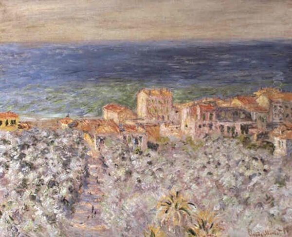 La Marine A Bordighera Oil Painting by Claude Oscar Monet