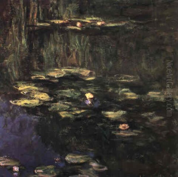 Le Bassin Aux Nympheas Oil Painting by Claude Oscar Monet