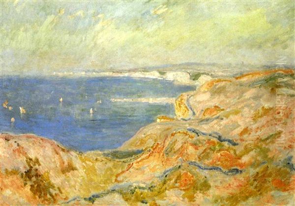 Falaises De Dieppe Oil Painting by Claude Oscar Monet