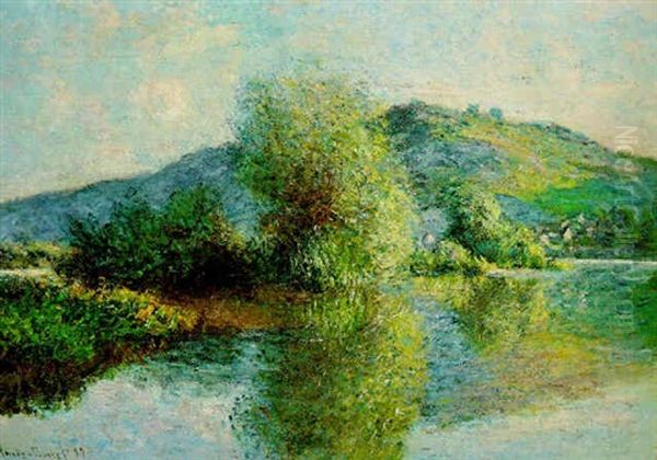 Petites Iles De Port-villez Oil Painting by Claude Oscar Monet