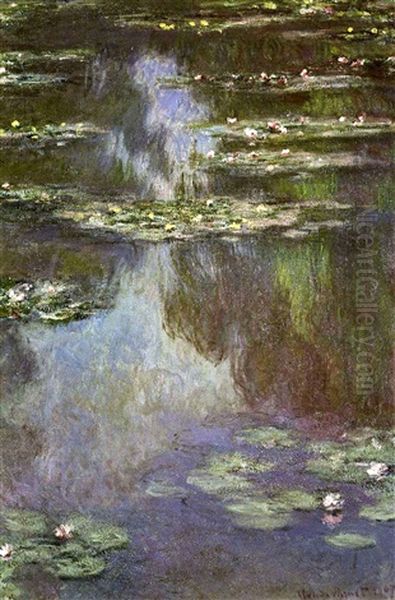 Nympheas Oil Painting by Claude Oscar Monet