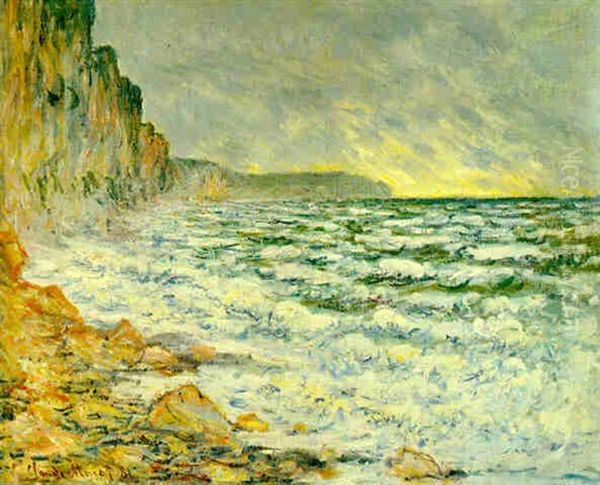 Fecamp, Bord De Mer Oil Painting by Claude Oscar Monet