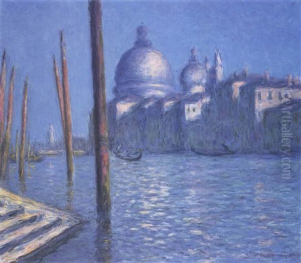 Le Grand Canal Oil Painting by Claude Oscar Monet