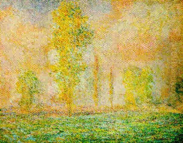 La Prairie A Giverny Oil Painting by Claude Oscar Monet