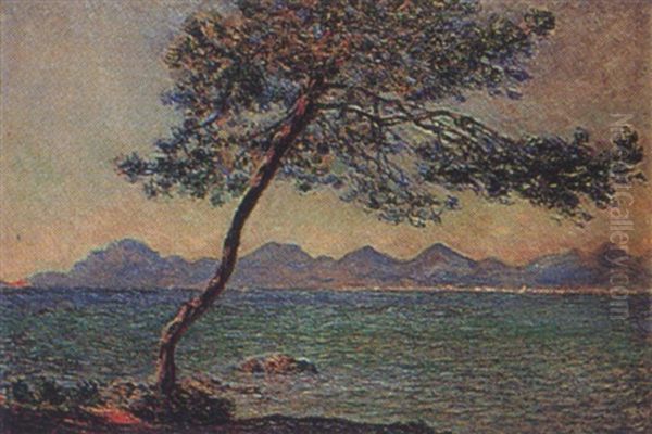 Au Cap D'antibes Oil Painting by Claude Oscar Monet