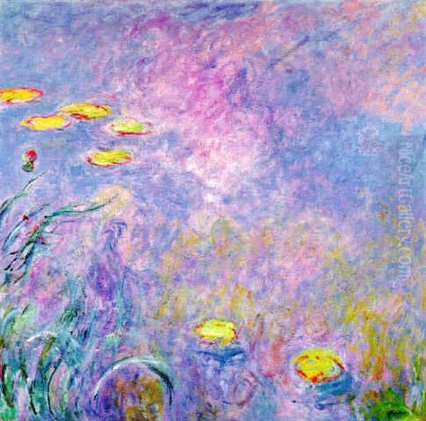 Nympheas Oil Painting by Claude Oscar Monet