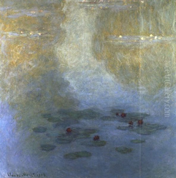 Nympheas Oil Painting by Claude Oscar Monet