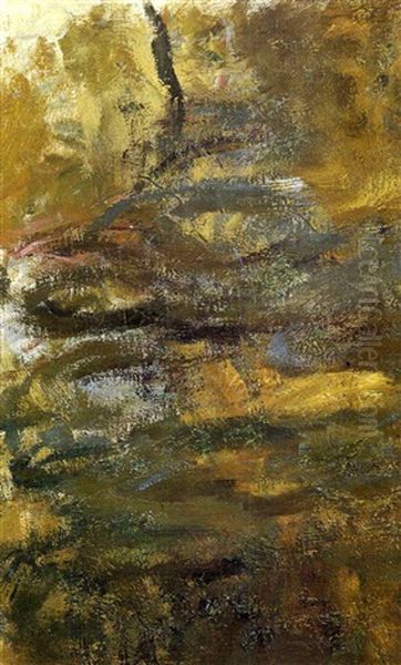 Nympheas (esquisse) Oil Painting by Claude Oscar Monet