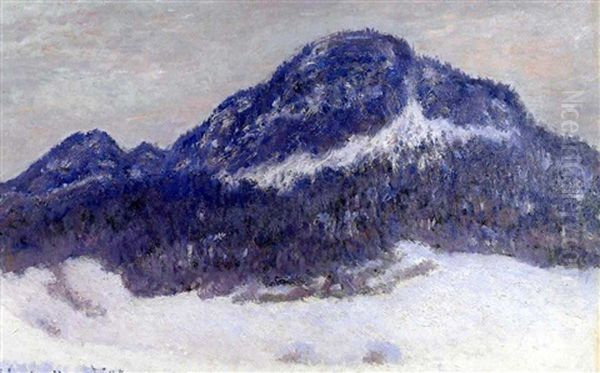 Le Mont Kolsaas Oil Painting by Claude Oscar Monet