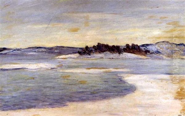 Au Bord Du Fjord, Pres Christiania Oil Painting by Claude Oscar Monet