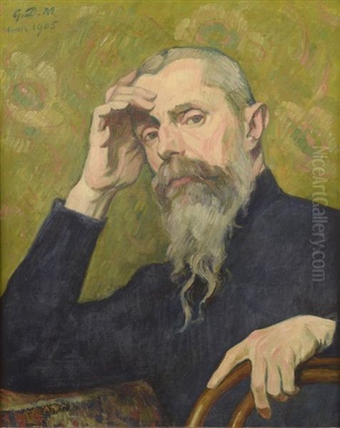 Autoportrait Oil Painting by Georges Daniel Monfreid