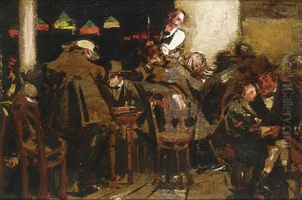 The Artist's Society Arti Et Amicitiae, Amsterdam Oil Painting by Martin Monnickendam