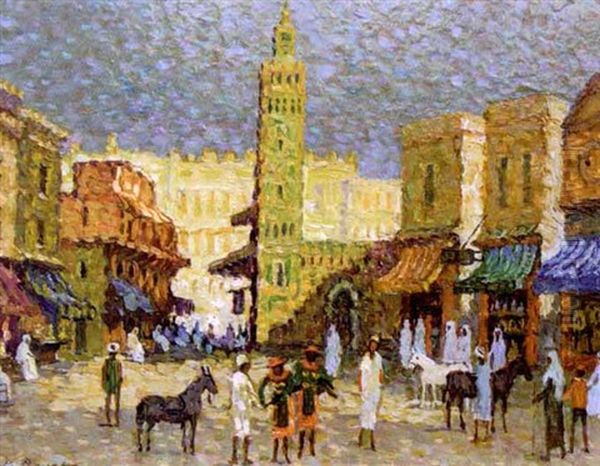 Paysage De Provence Oil Painting by Henri Montassier