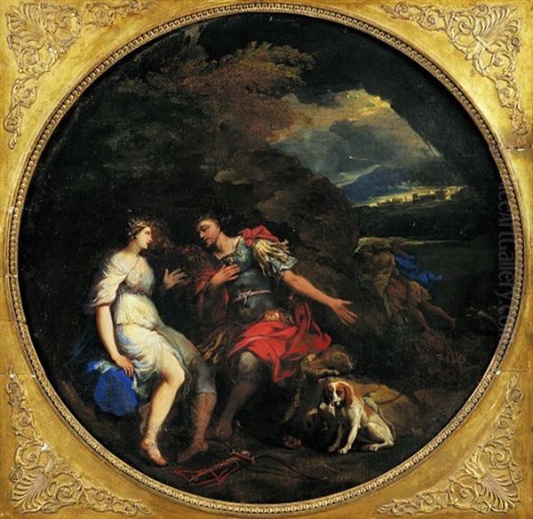 Didon Et Enee Oil Painting by Francesco Monti