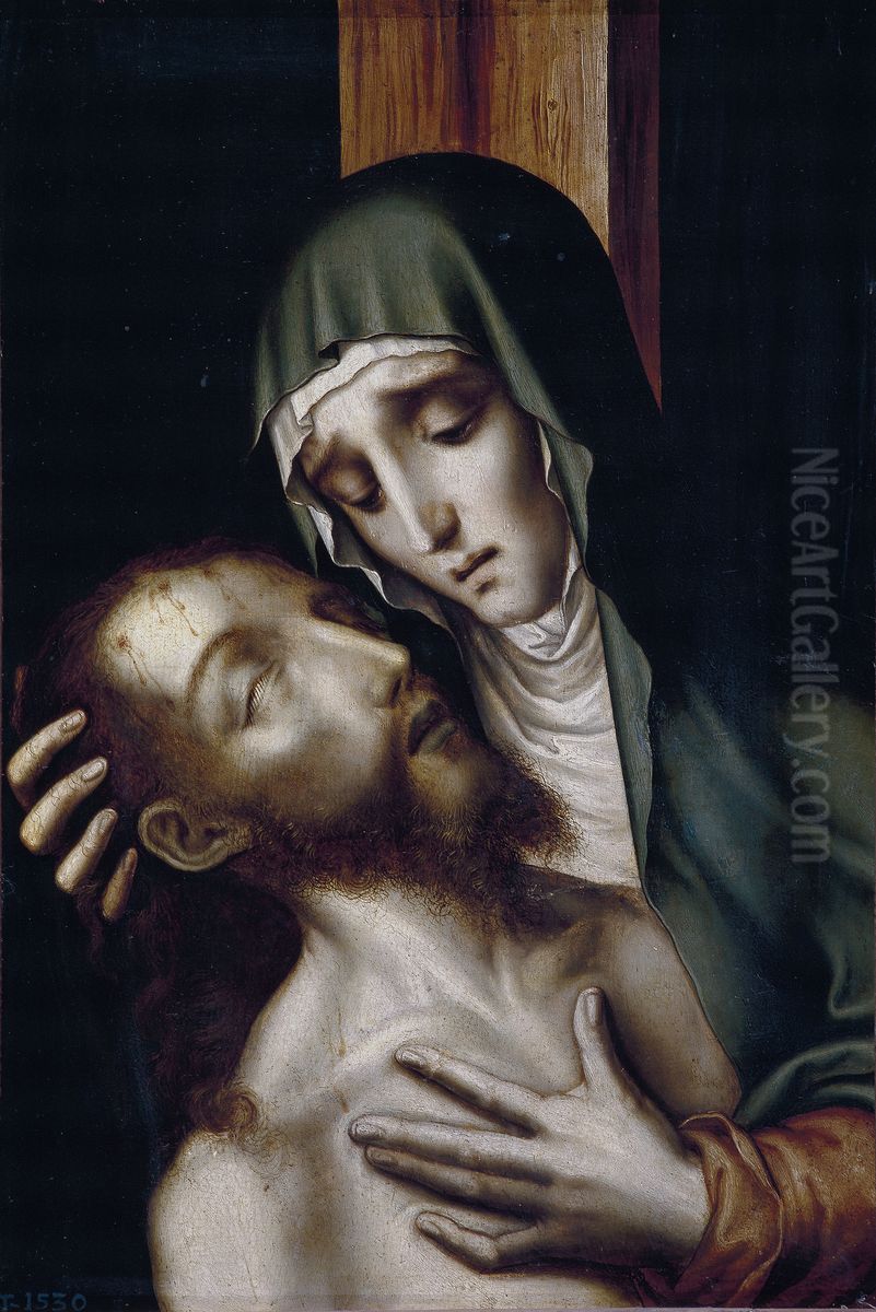La Piedad Oil Painting by Luis de Morales