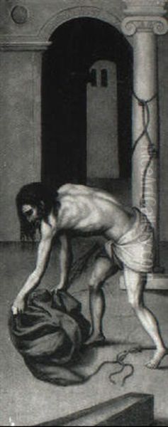 Scene De La Passion Du Christ Oil Painting by Luis de Morales