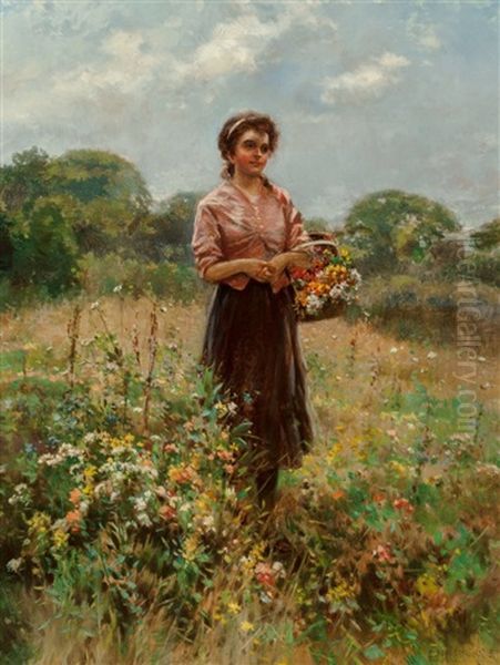 June Blossoms Oil Painting by Edward Percy Moran
