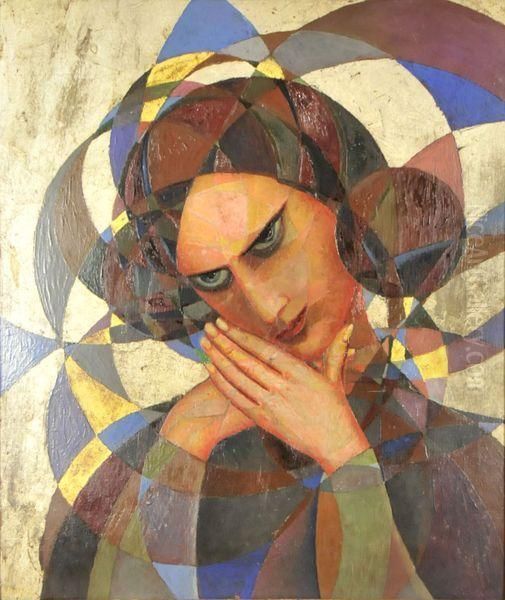 Portrait Spherique Oil Painting by Boleslas Biegas