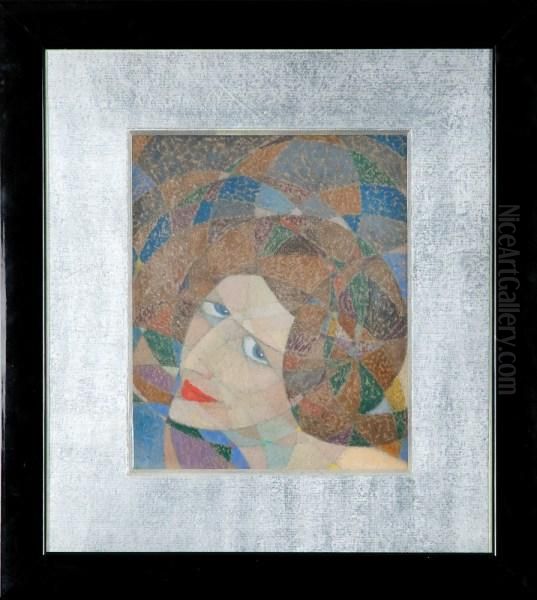 Glowka Kobiety Oil Painting by Boleslas Biegas