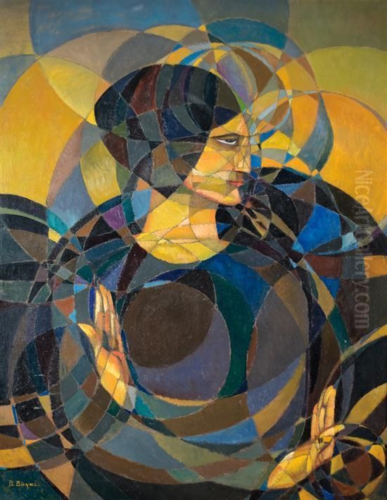 Gestes Rituels Oil Painting by Boleslas Biegas