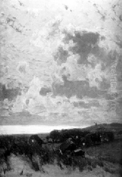 Abend Am Dars Oil Painting by Walter Moras