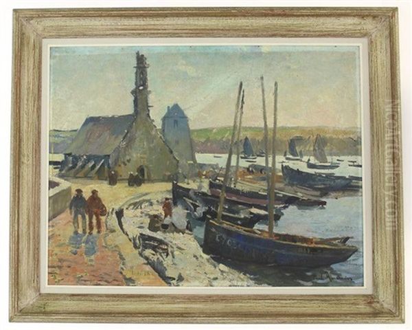 Port De Camaret Oil Painting by Paul Morchain