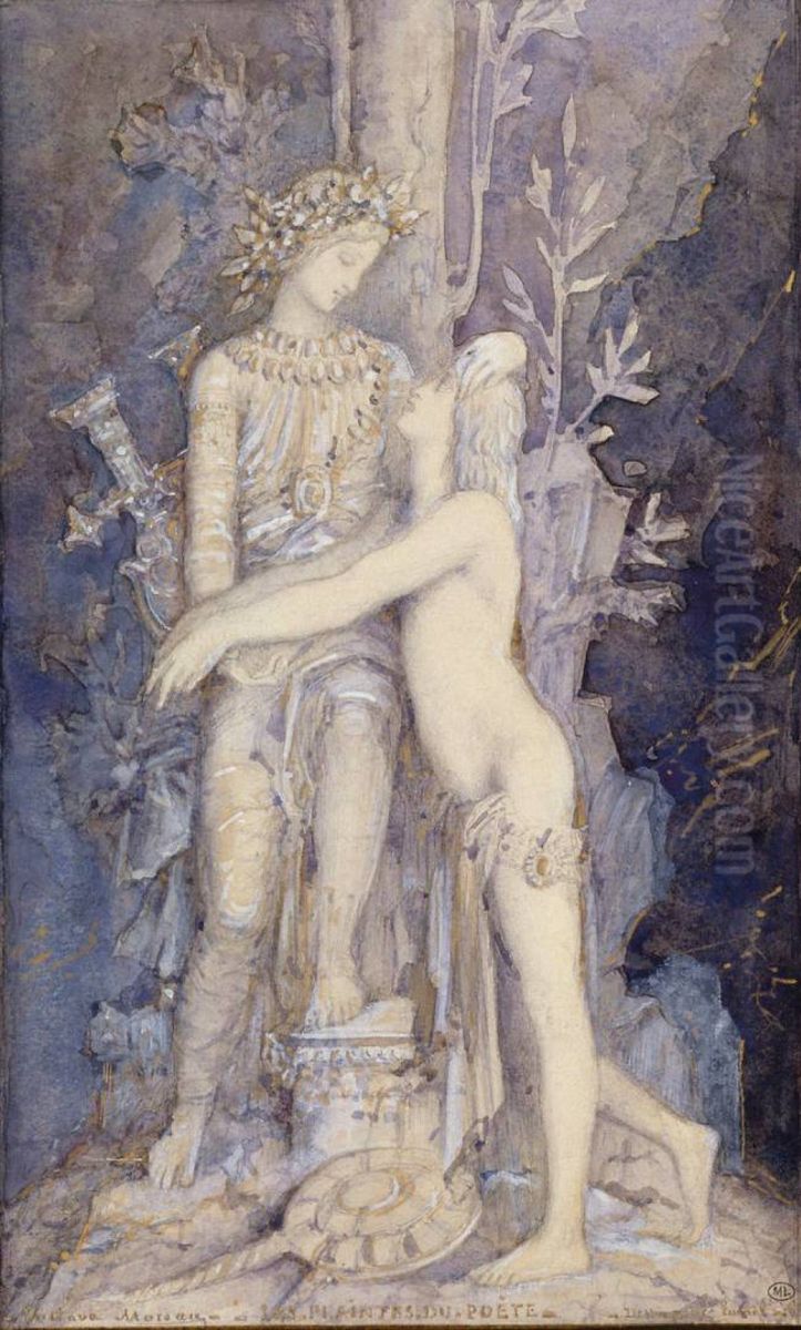Les Plaintes Du Poete Oil Painting by Gustave Moreau