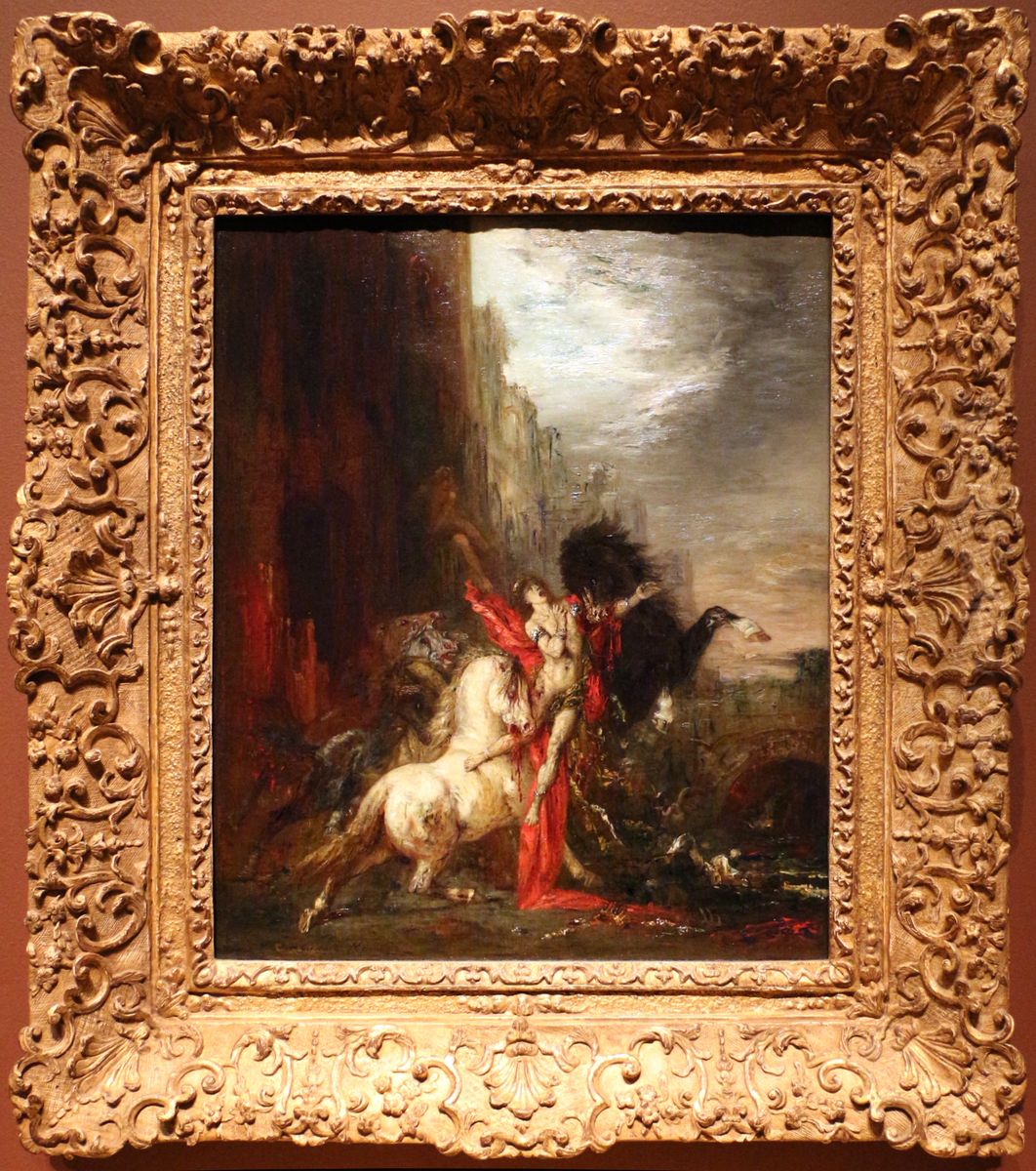 Diomedes Devoured By His Horses Oil Painting by Gustave Moreau