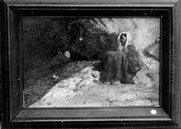 The Temptation Of Saint Anthony Oil Painting by Domenico Morelli