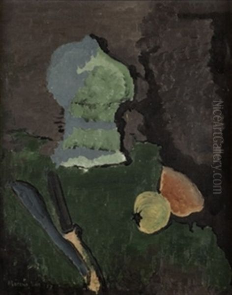 Naturaleza Muerta Oil Painting by Jose Moreno Villa